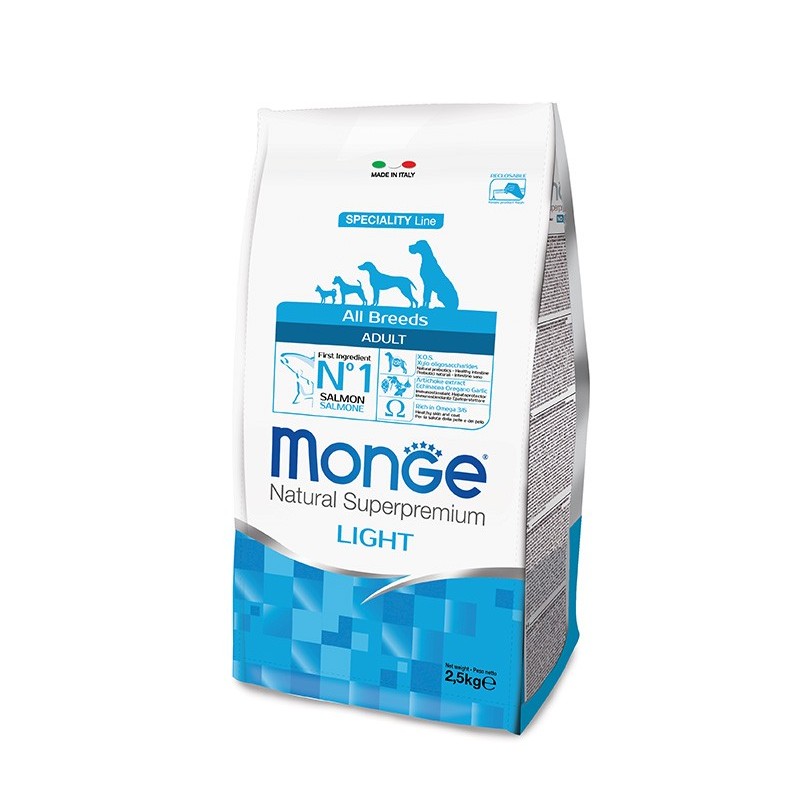 Monge Canino Adult Salmón Light 2.5 kg